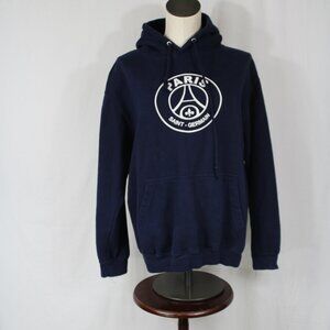 Paris Saint Germain PSG Navy Hoodie NEYMAR JR Size M Baggie Youth or Women's